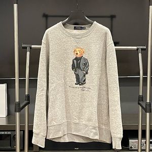 POLO RALPH LAUREN POLO BEAR CREWNECK FW19 (GREY, BLACK TUX)